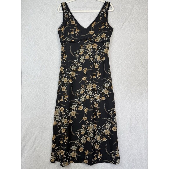 Old Navy Dresses & Skirts - Vtg Y2K Old Navy Babydoll Maxi Dress 6 Neutral Whimsical Dark Romantic Fairycore